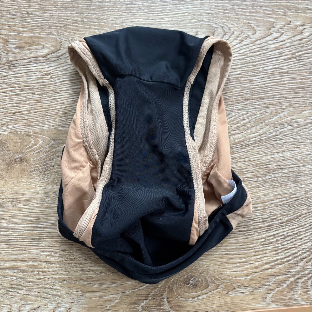 EUC The Bendy Brand Stained Glass Pole Shorts - Black, Size S - Picture 6 of 8